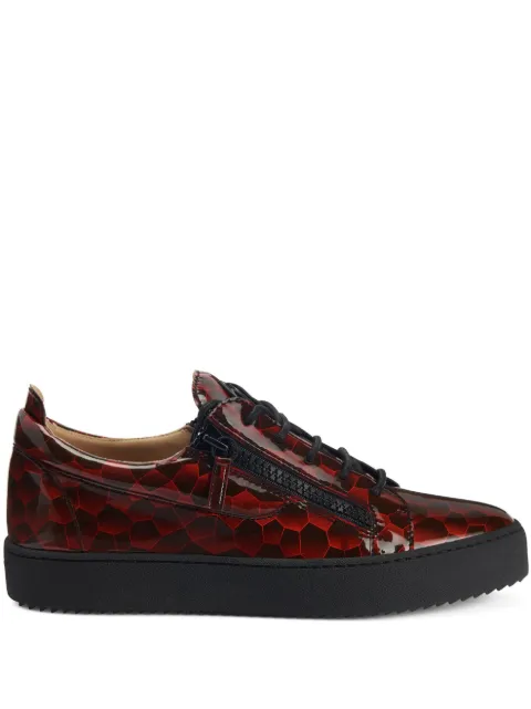Giuseppe Zanotti Frankie geometric-pattern glazed sneakers