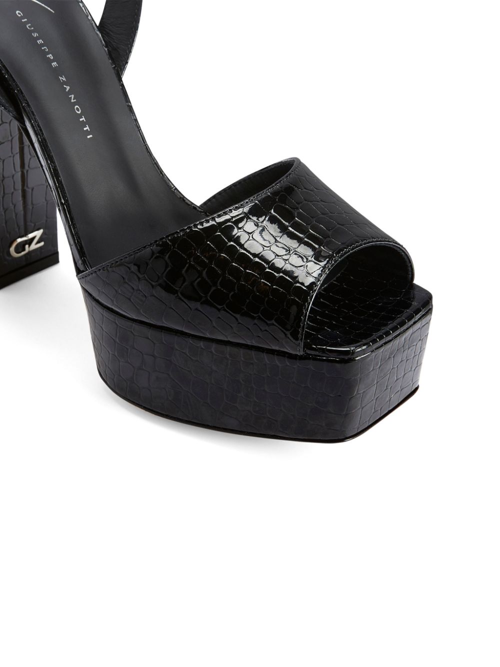 Shop Giuseppe Zanotti New Betty Leather Sandals In Black