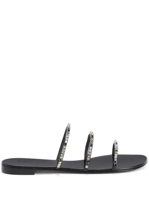 Giuseppe Zanotti Dark Colorful embellished sandals 