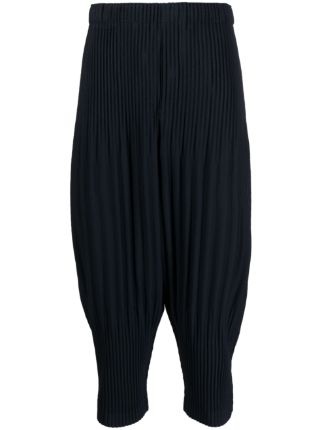 Homme Plissé Issey Miyake クロップド サルエルパンツ - Farfetch