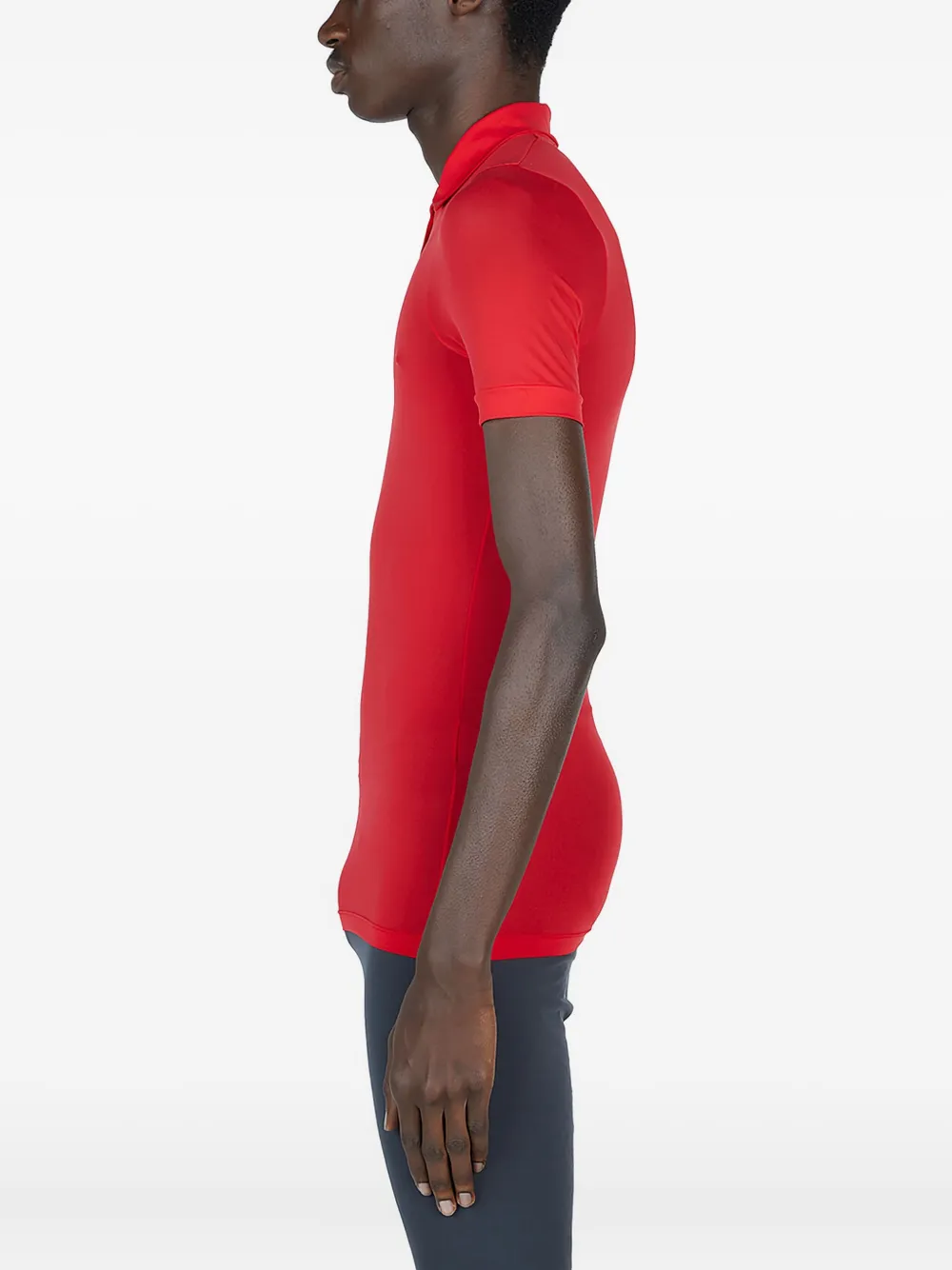 Raf Simons Poloshirt met knopen Rood
