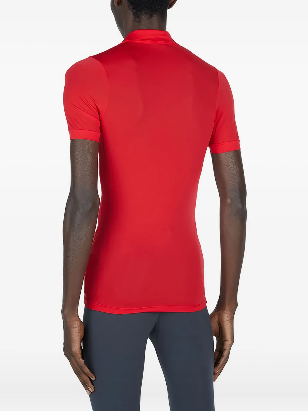 Raf Simons Poloshirt met knopen Rood