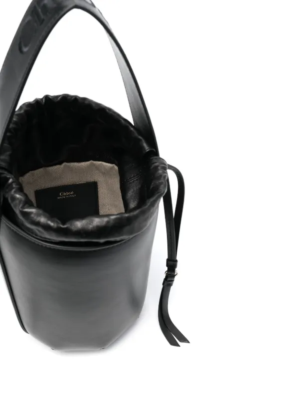 人気アイテム!★Chloe★ Sense レザー バケットバッグ 関税込* Chloé Sense レザーバケットバッグ | ブラック | FARFETCH JP
