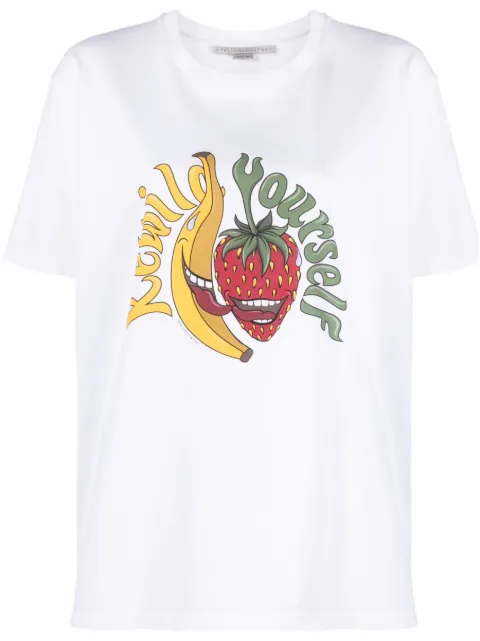 Stella McCartney graphic-print slogan t-shirt