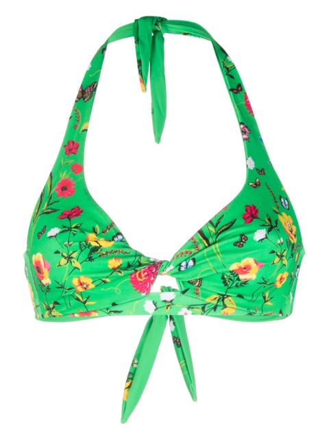 MC2 Saint Barth floral-print twist bikini top Women