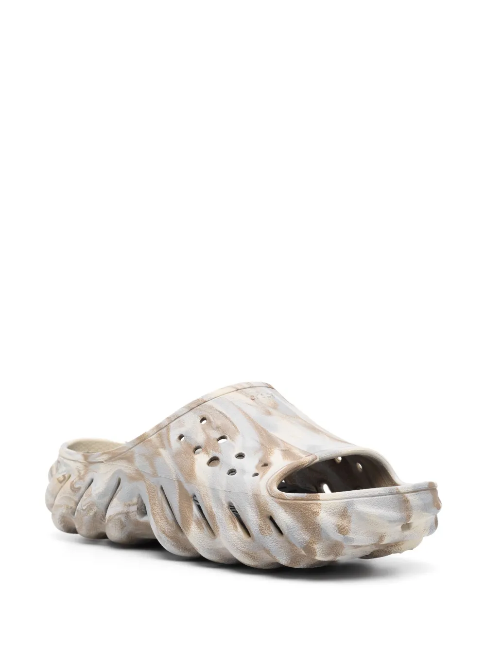 Crocs marble-effect perforated-design crocs | Image 2