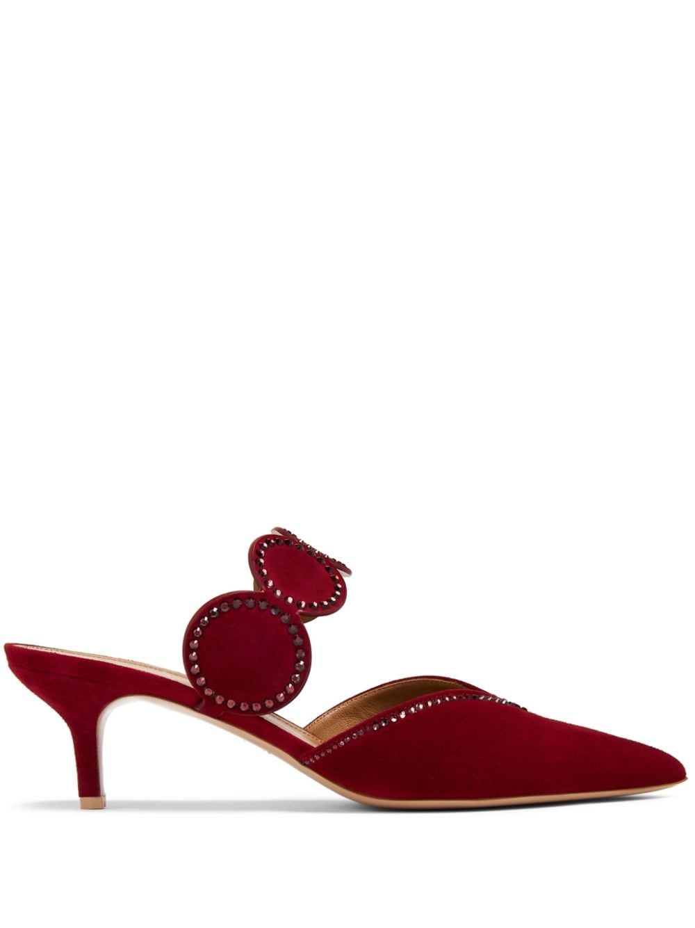 Malone Souliers Tibby 45mm pointed-toe mules - Rosso