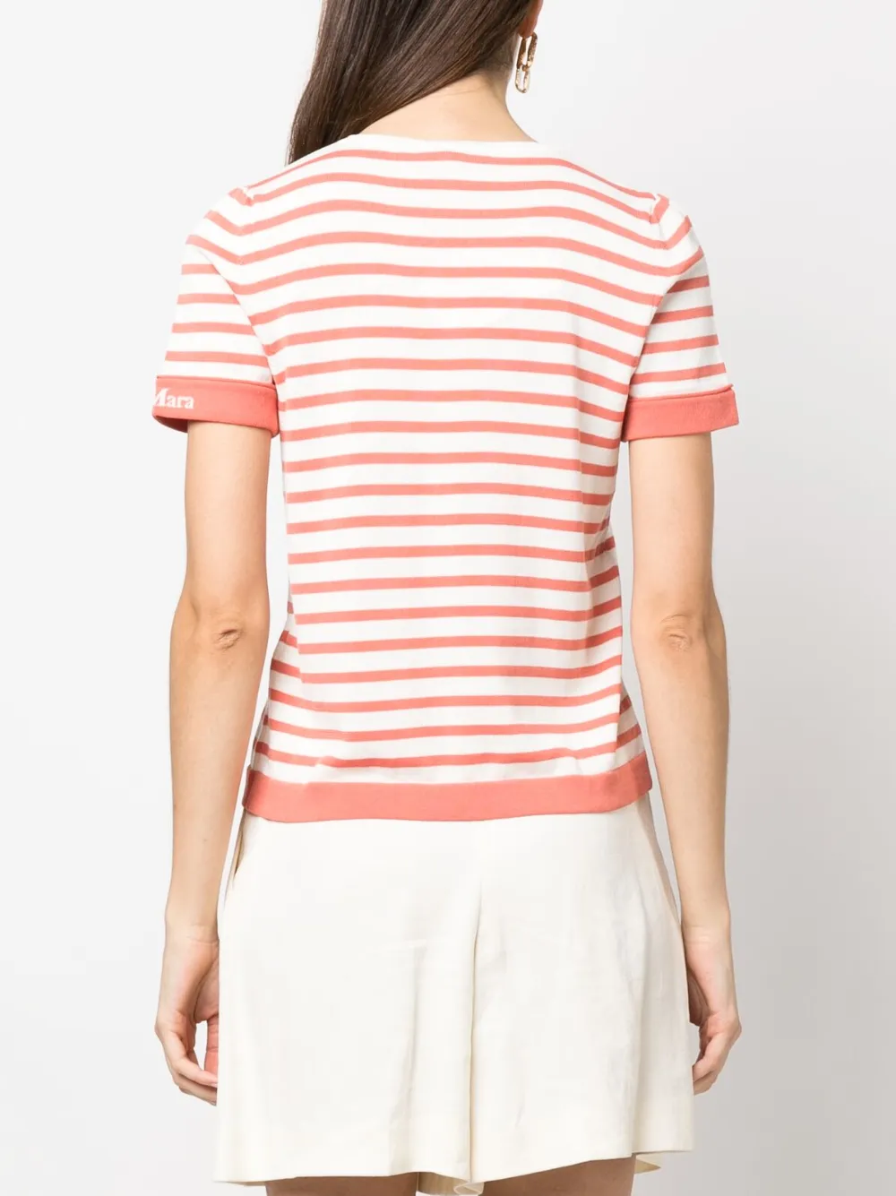 Max Mara Gestreepte top Oranje