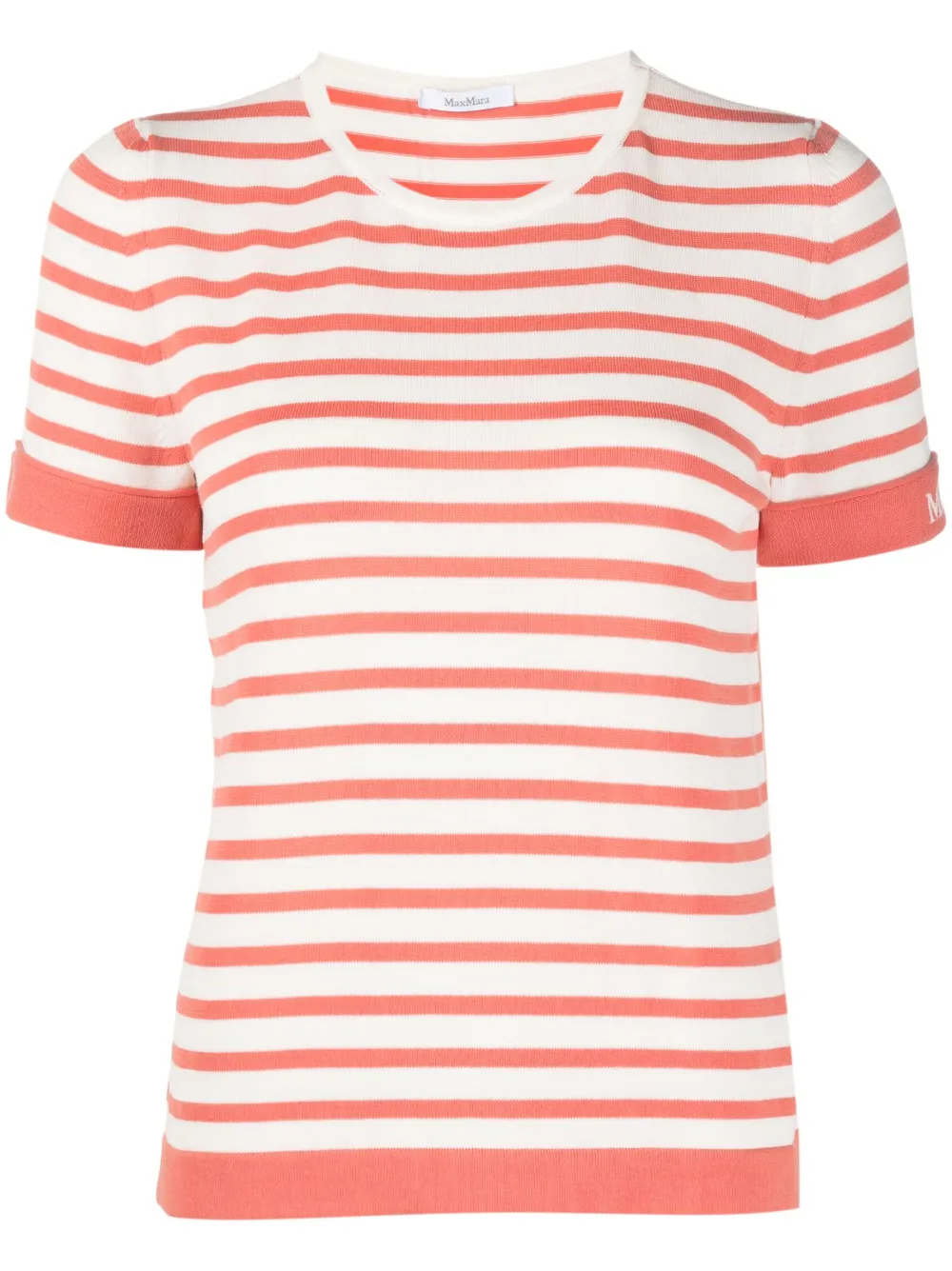 Max Mara Gestreepte top Oranje