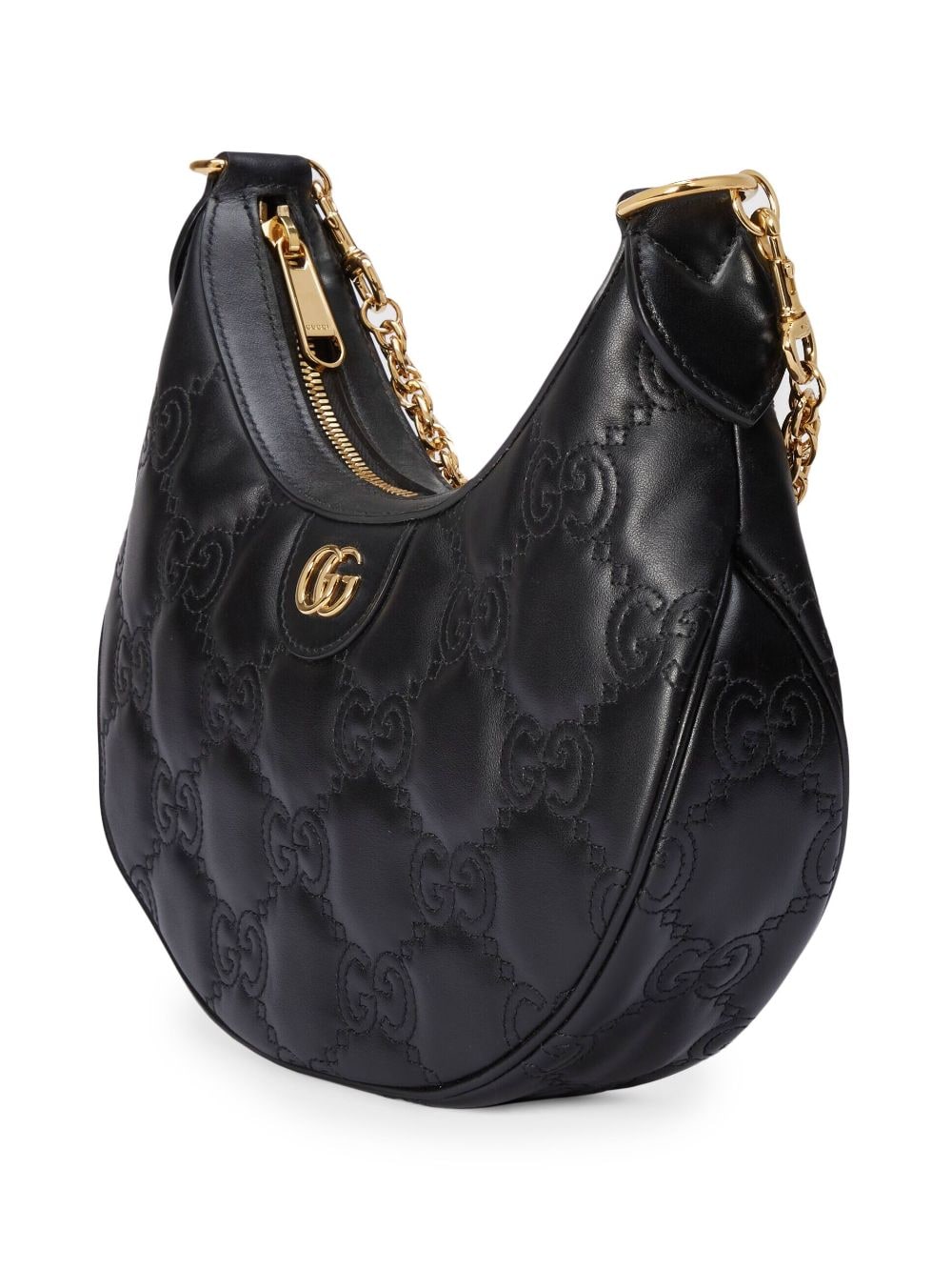 Gucci GG TWINS Medium Black Guccissima Hobo