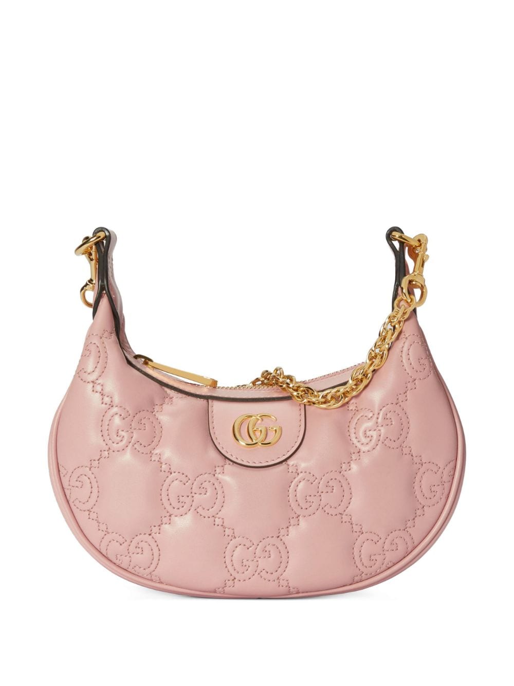 Gucci Mini Gg Matelassé Shoulder Bag In Rosa