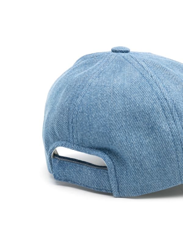 ISABEL MARANT logo-embroidery Denim Cap - Farfetch