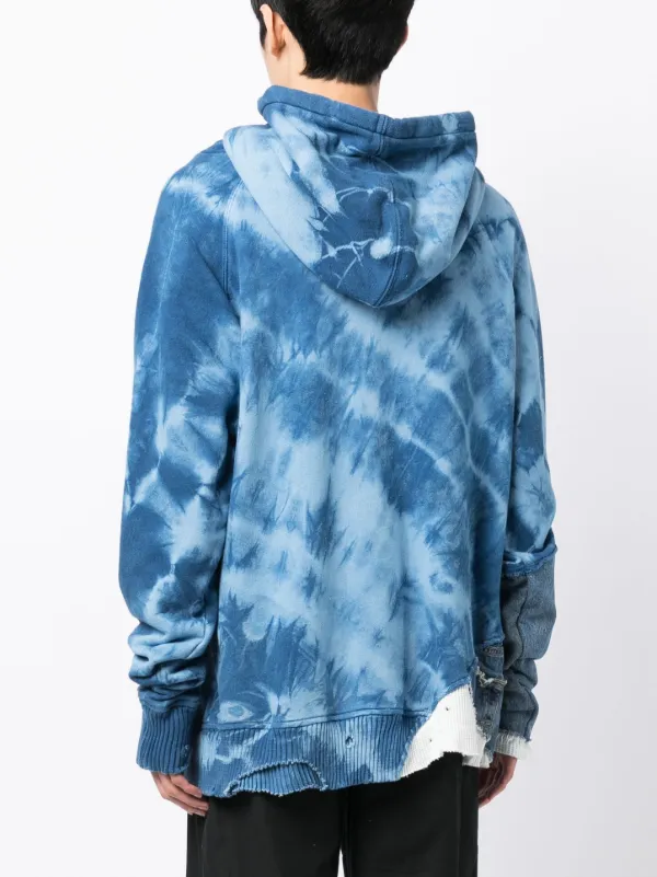 Clothes Blue And White Tie Dye Hoodie JUSTICE GIRLS HACCI