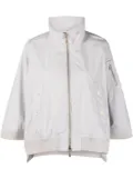 Moorer Olli-Stp cape - Grey