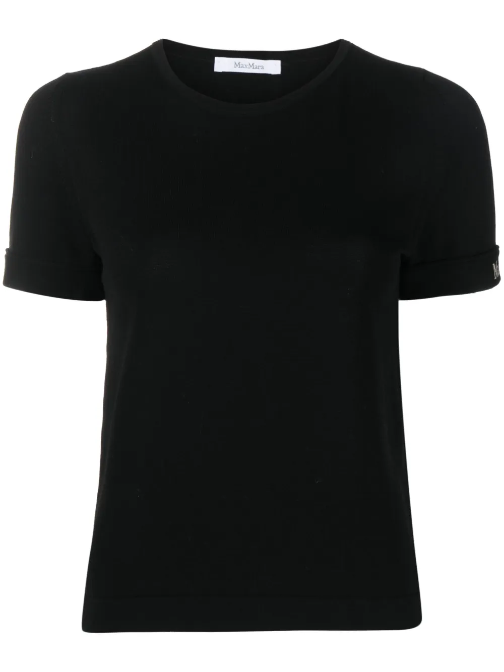 Max Mara Gebreide top Zwart