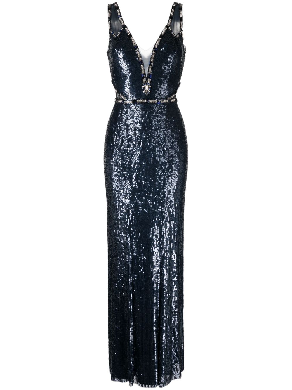 Jenny Packham Carole sequin-embellished maxi dress Women