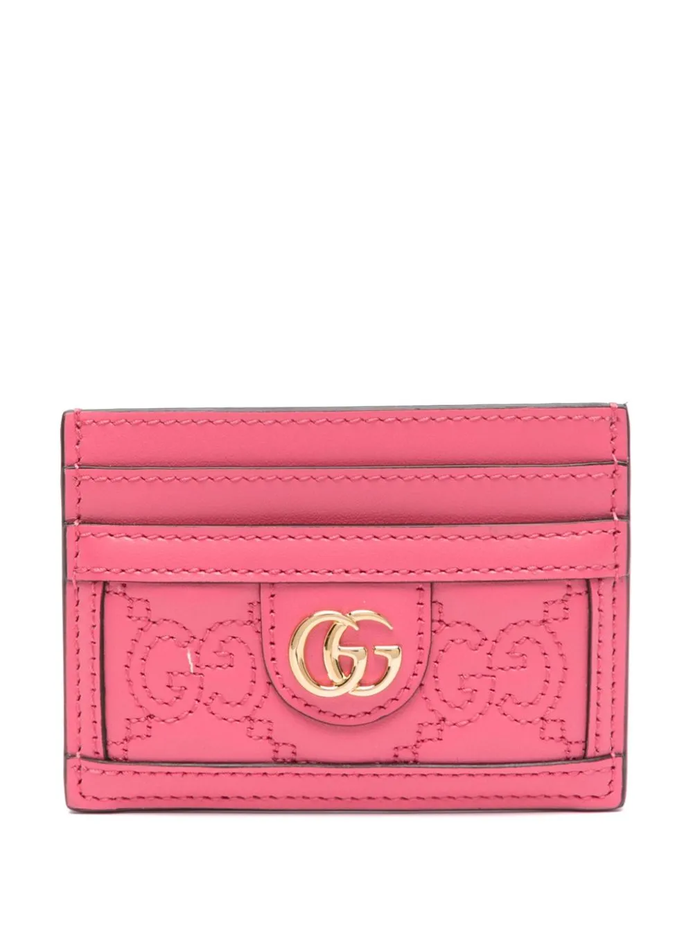 GG matelassé card case