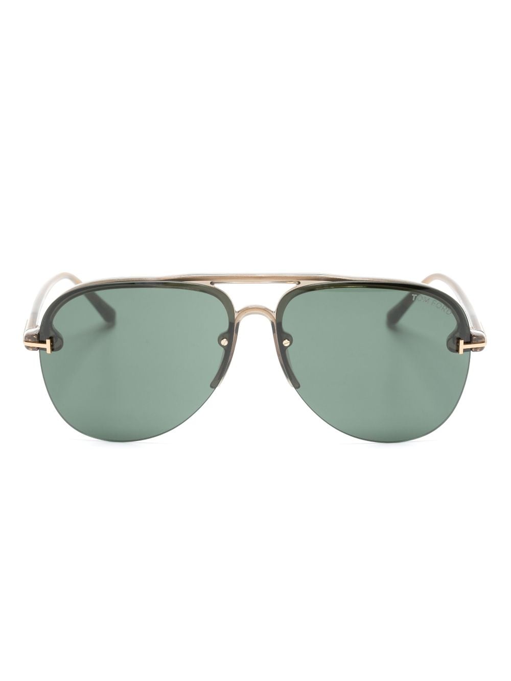 Tom Ford Terry Square-frame Sunglasses In Braun
