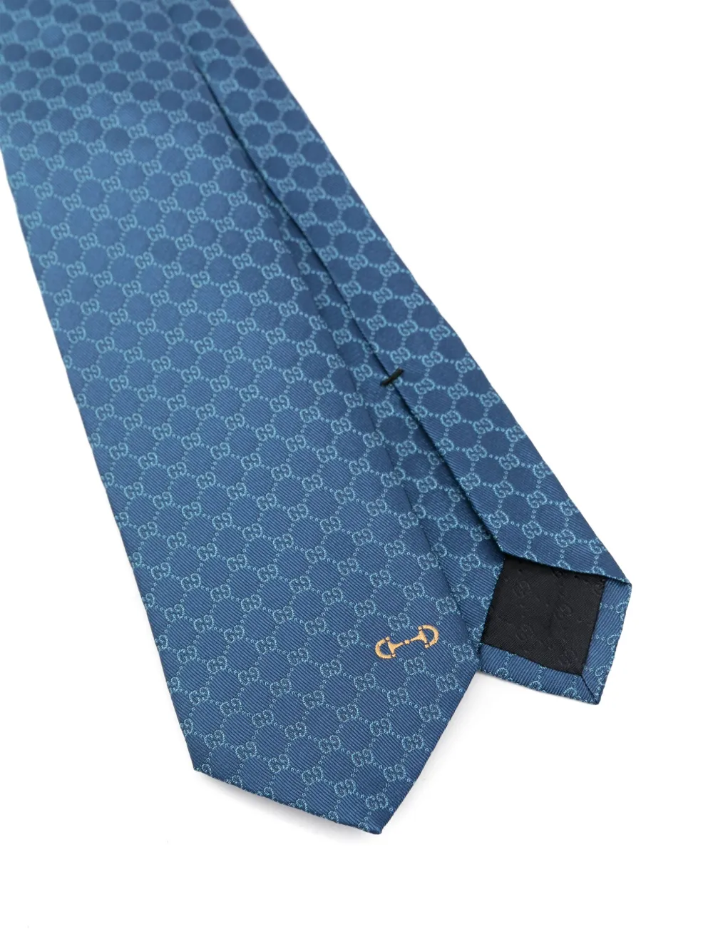 Gucci Stropdas met monogram - Blauw