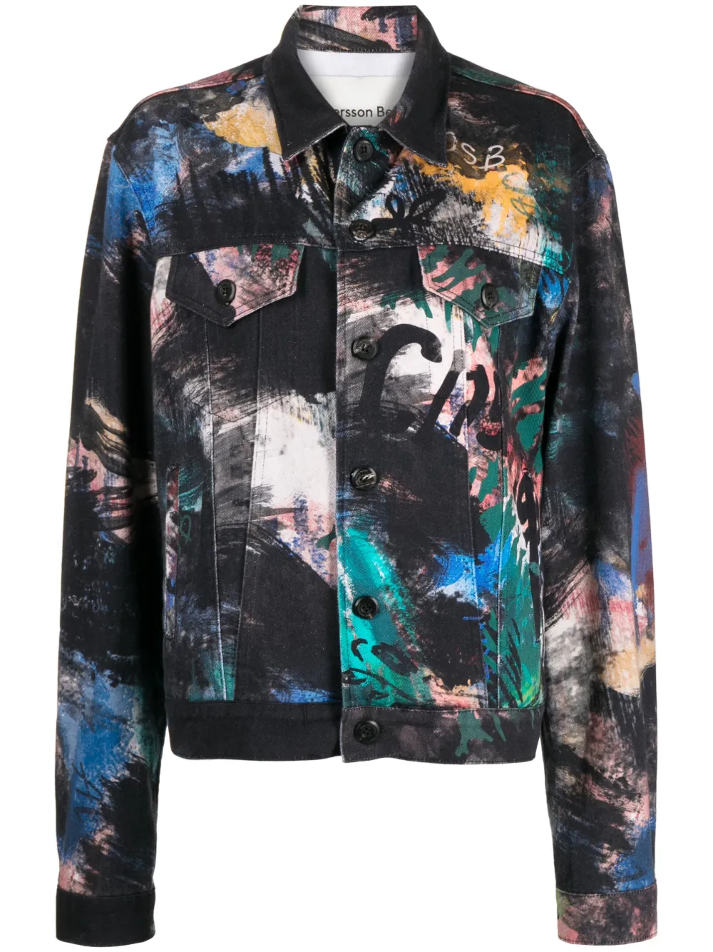 Andersson Bell Black Scratch Denim Jacket | ModeSens Andersson Bell Black Scratch Denim Jacket | ModeSens