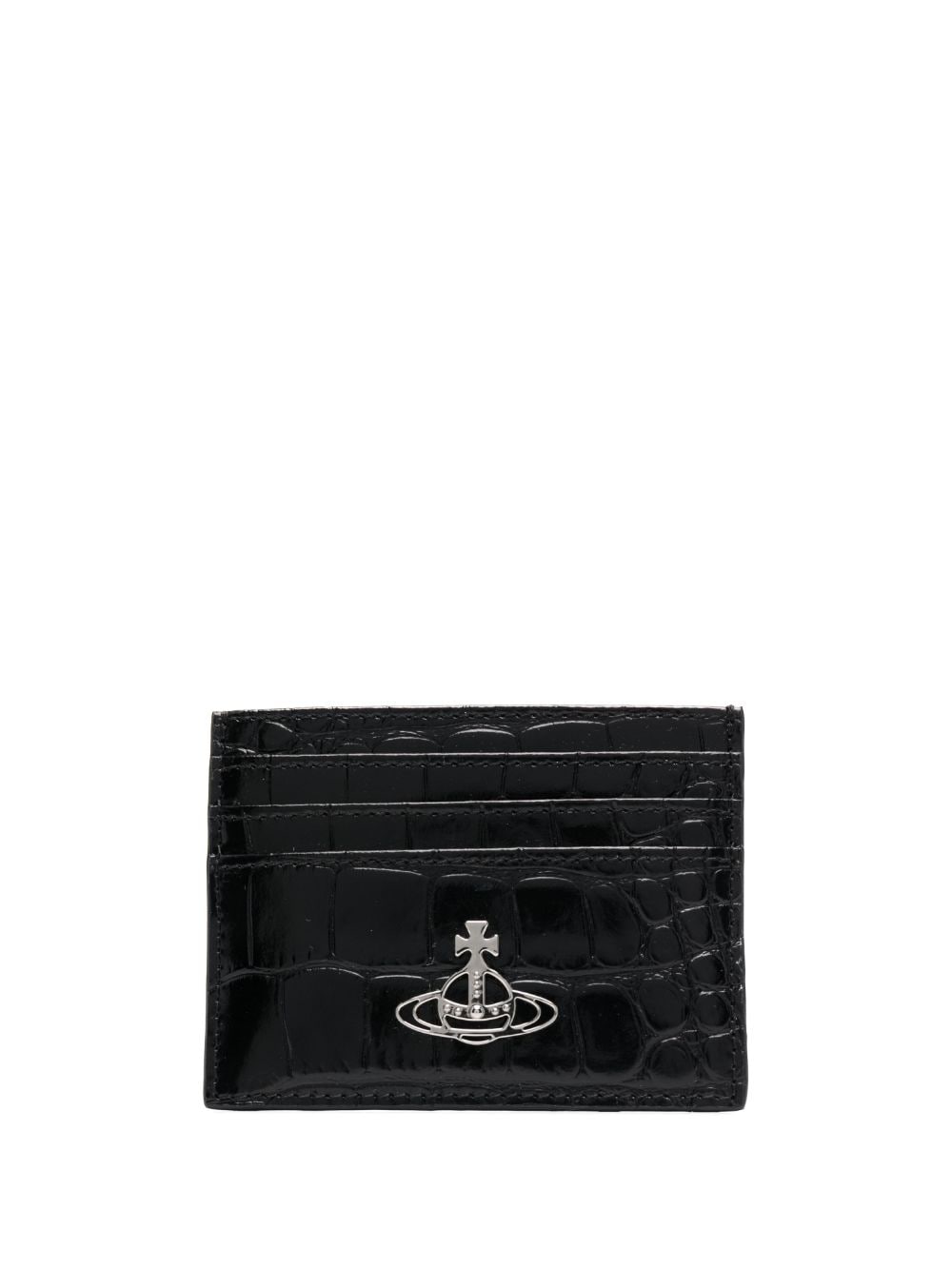 Vivienne Westwood Orb-plaque Leather Card Holder - Farfetch