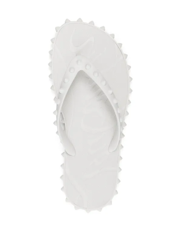 Christian Louboutin Super Loubi spike-embellished flip-flops
