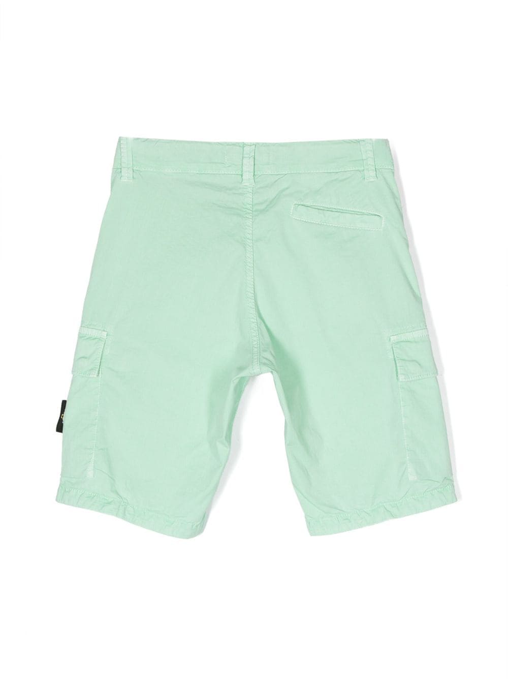 Stone Island Junior Shorts met logoband - Groen
