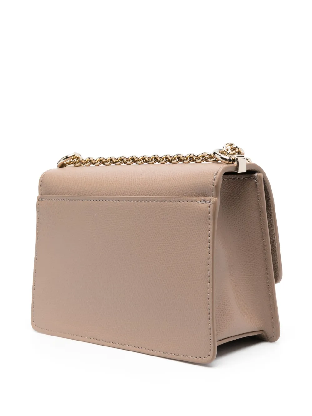 Furla Mini 1927 Leather Crossbody Bag In Neutrals