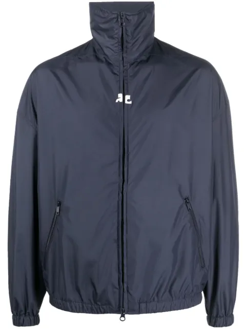 Courrèges veste légère à logo imprimé