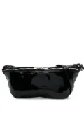 Guidi zip-fastening patent leather belt bag - Black