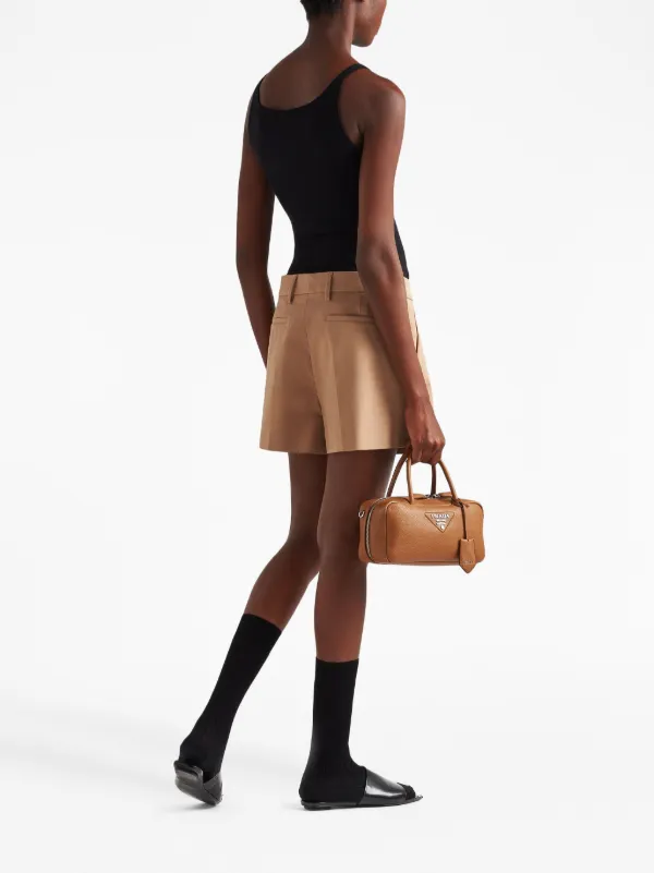 トップス PRADA silk tops Prada Silk tank top with logo | REVERSIBLE