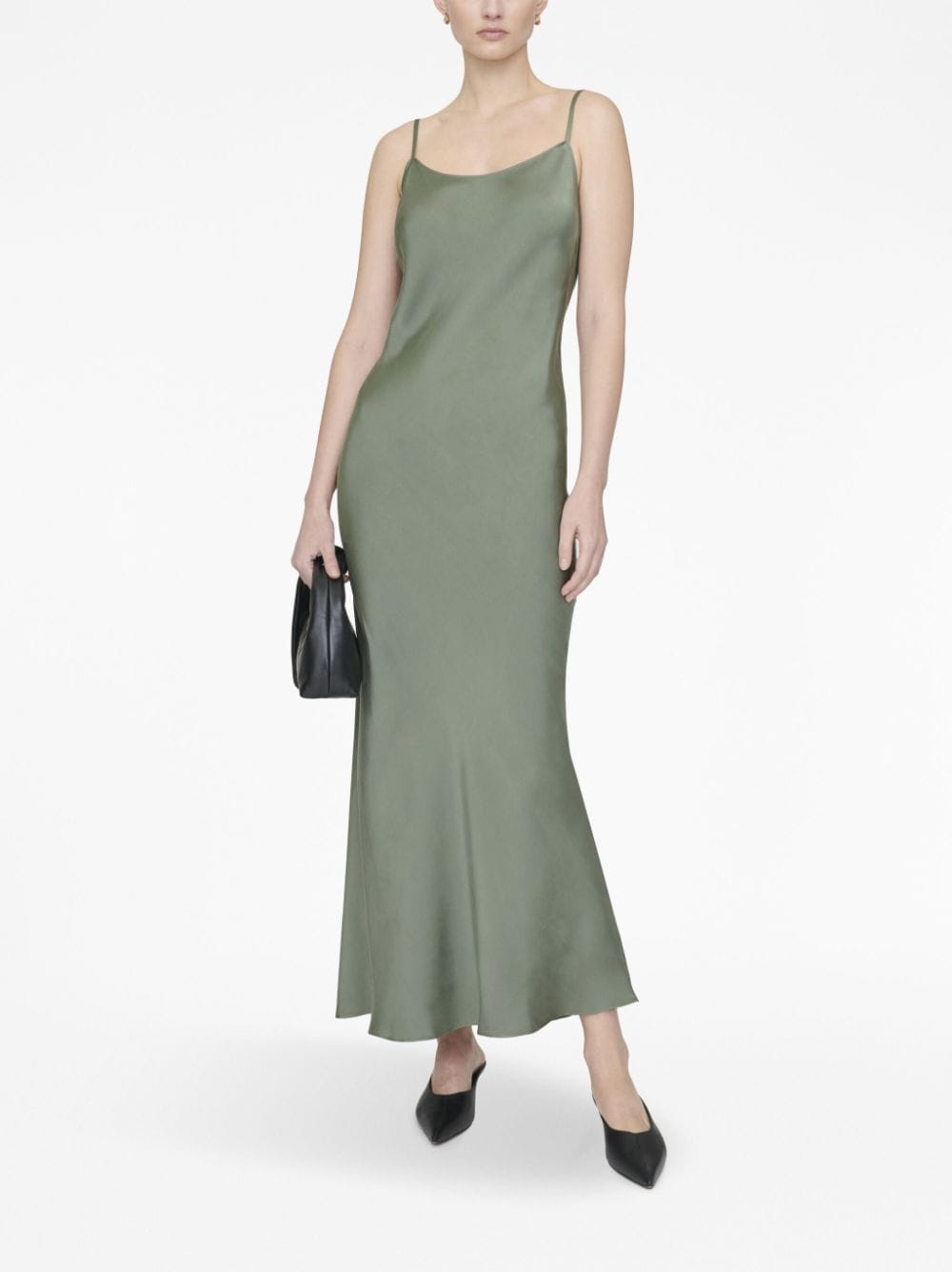 ANINE BING Chloe Silk Dress Farfetch