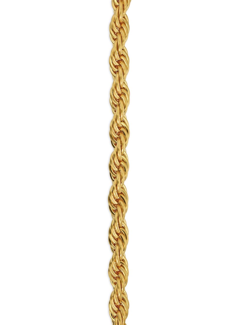 Shop Anine Bing Rope Chain-link Necklace In Gold