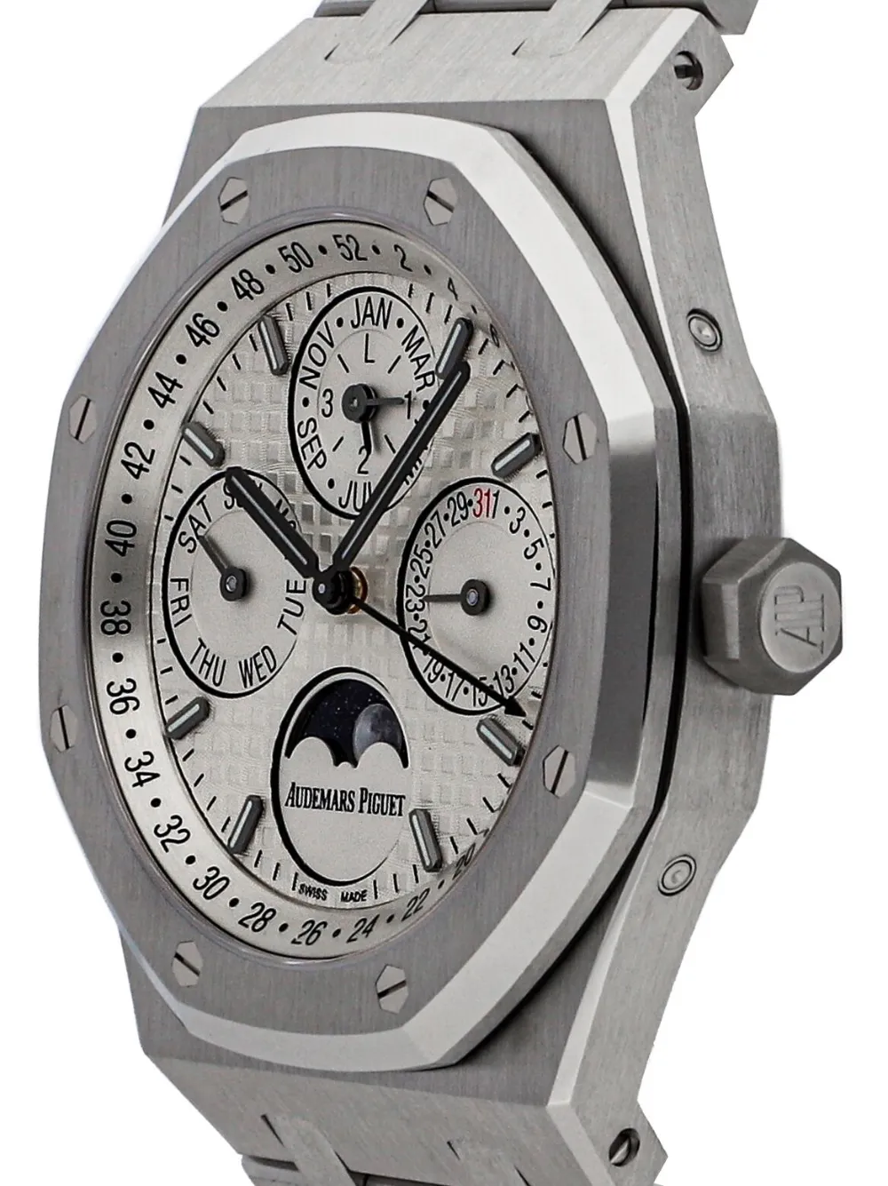 Audemars Piguet 2016 pre-owned Royal Oak Perpetual Calendar C horloge - Zilver