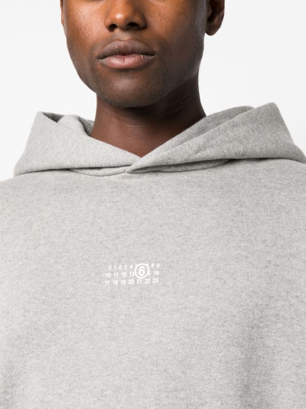 Maison margiela discount grey hoodie