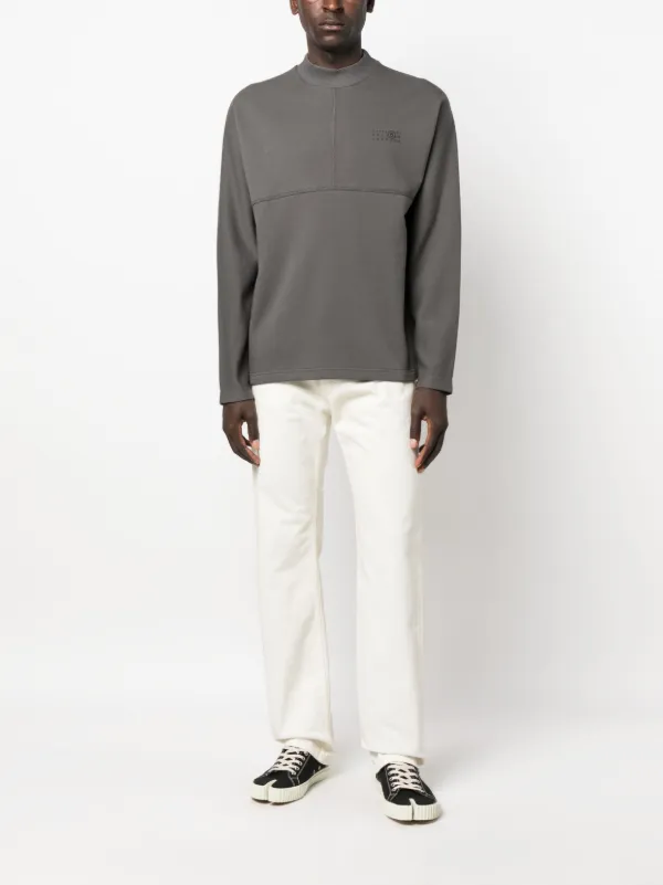 公式サイト MM6 JP FARFETCH | グレー | スウェットシャツ ロゴ Margiela Maison トップス