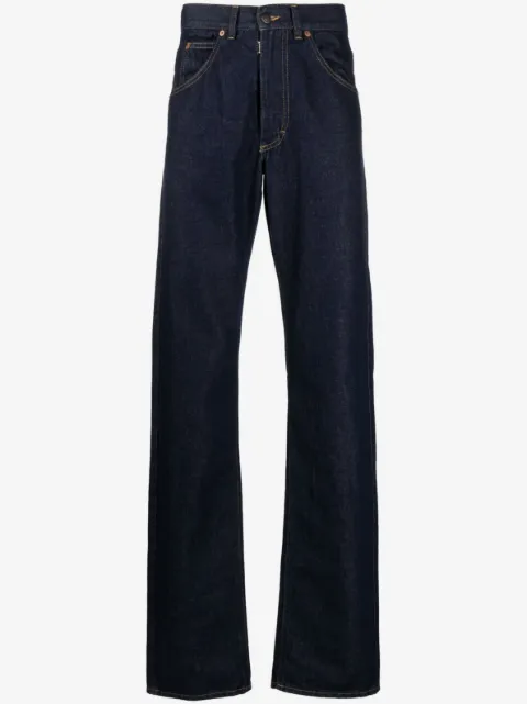 Maison Margiela jeans rectos con aberturas