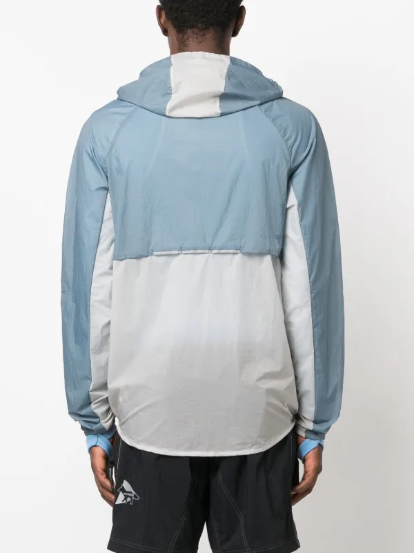 SAUL NASH アノラックパーカー Saul Nash Hooded zip-up Lightweight Jacket | Blue | FARFETCH NZ