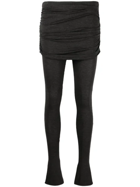 Blumarine skirt-overlay skinny trousers