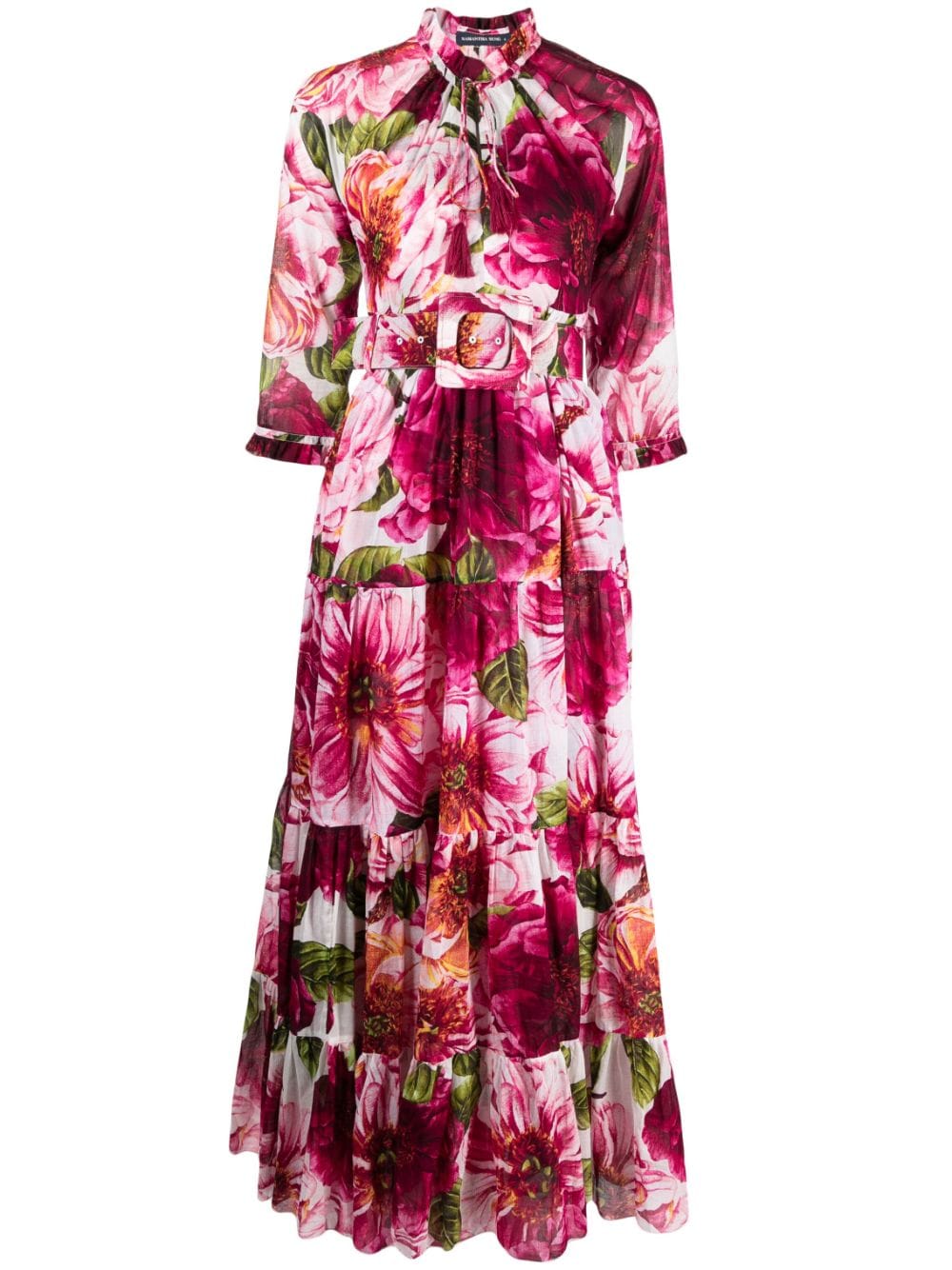 Samantha Sung floral-print Cotton Dress - Farfetch