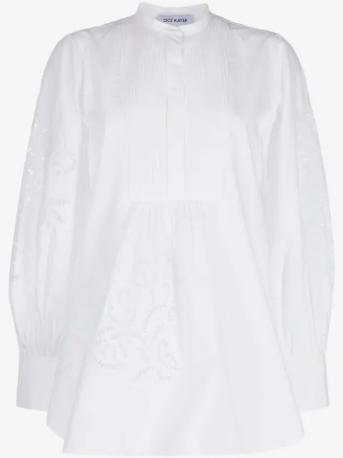 Dice Kayek embroidered cotton blouse