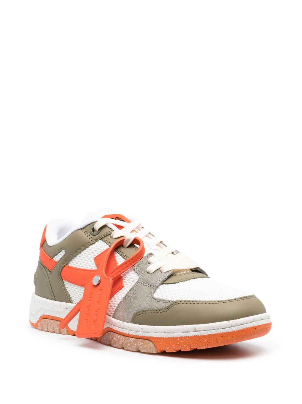 Off-White Out Of Office low-top sneakers - Groen