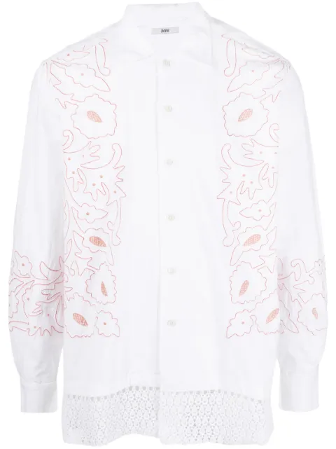 BODE camisa manga larga con estampado gráfico