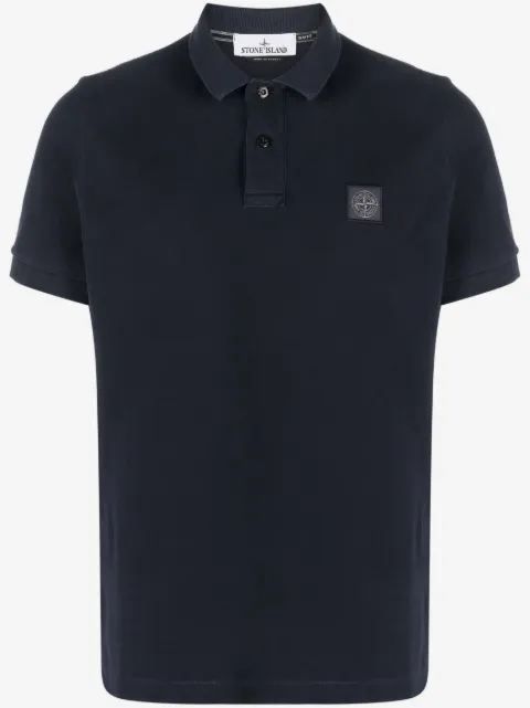 Stone Island polo à patch logo