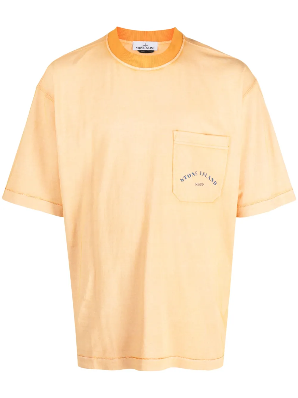 stone island t shirt yellow