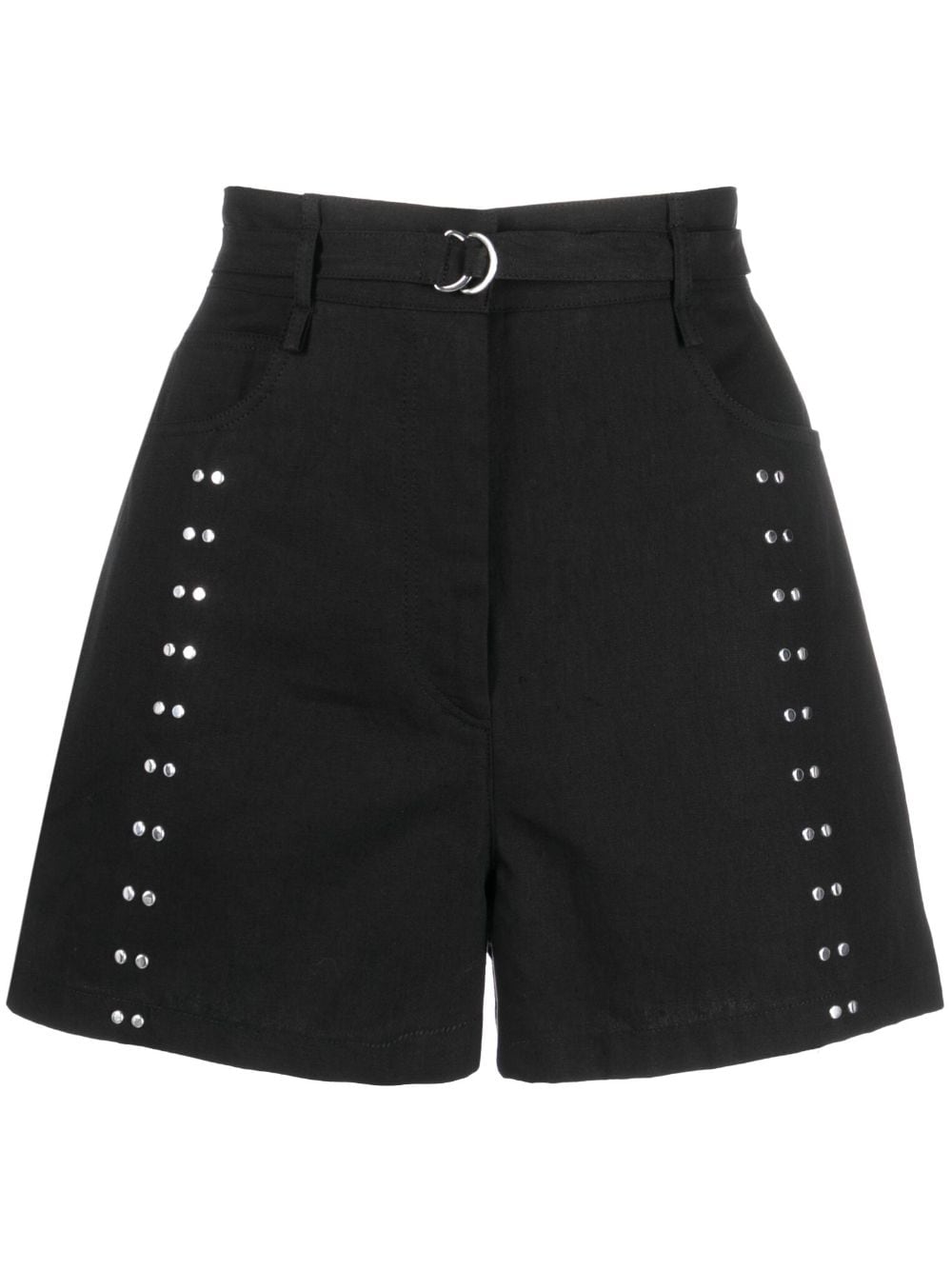Iro Stud-embellished Shorts In Black