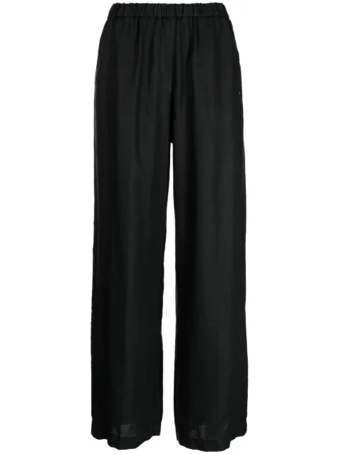 ASPESI pantalones palazzo con pretina elástica