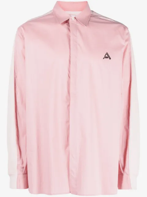 AMBUSH logo-embroidered cotton shirt