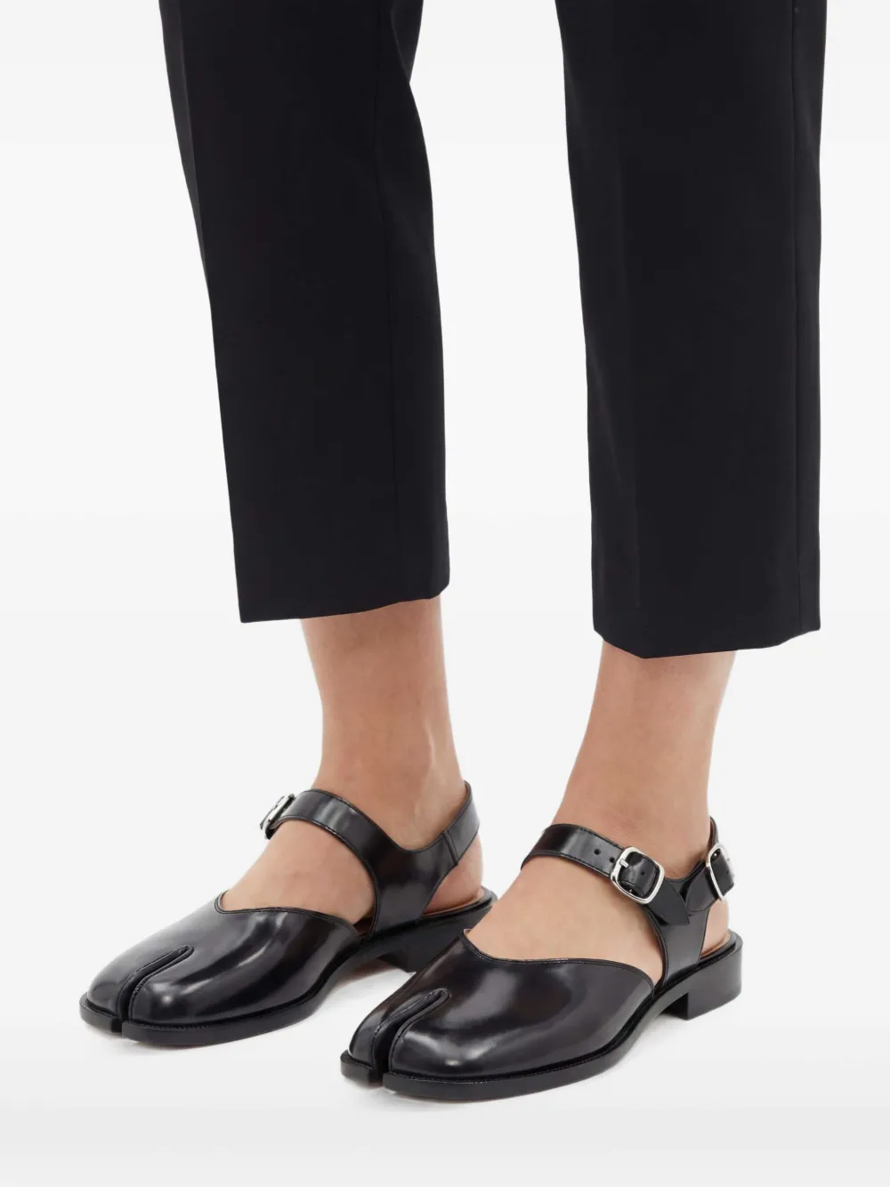 Maison Margiela Tabi アンクルストラップ サンダル | ブラック