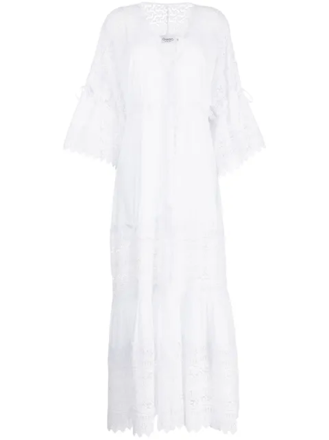 Charo Ruiz Ibiza Margherita lace-trim maxi dress